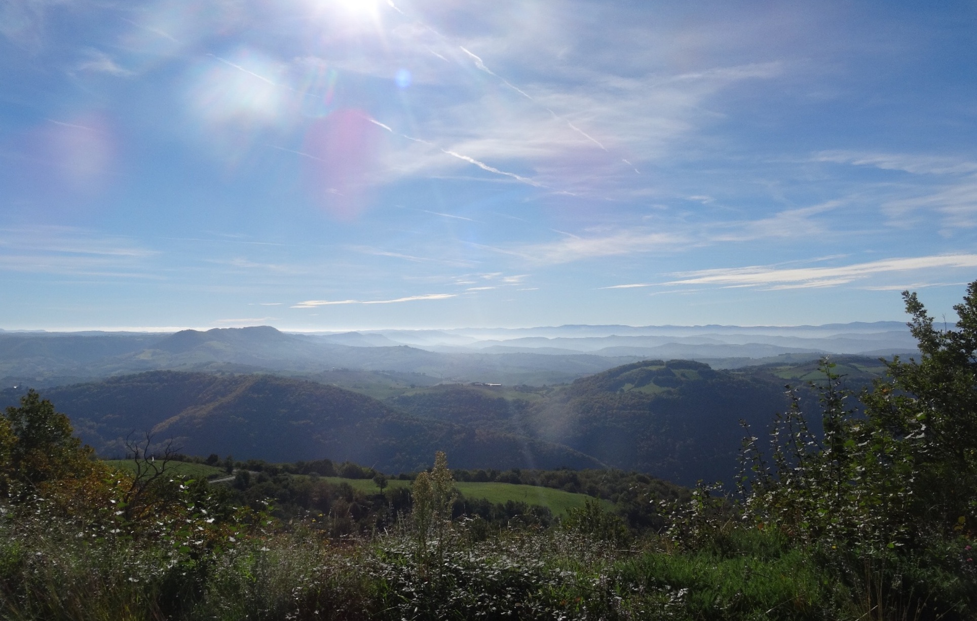 Le Sud Aveyron vu de la Vallée du Tarn