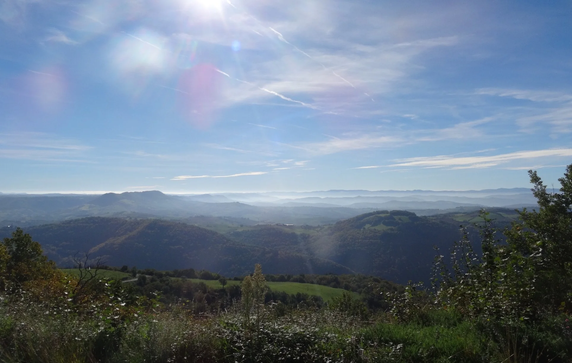 Le Sud Aveyron vu de la Vallée du Tarn
